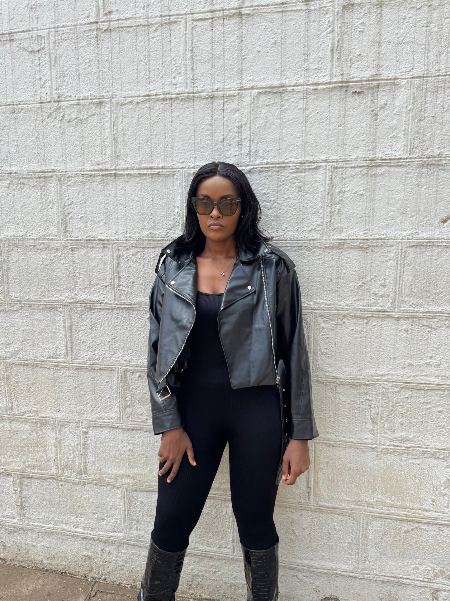 The Rebel Arc Leather Jacket