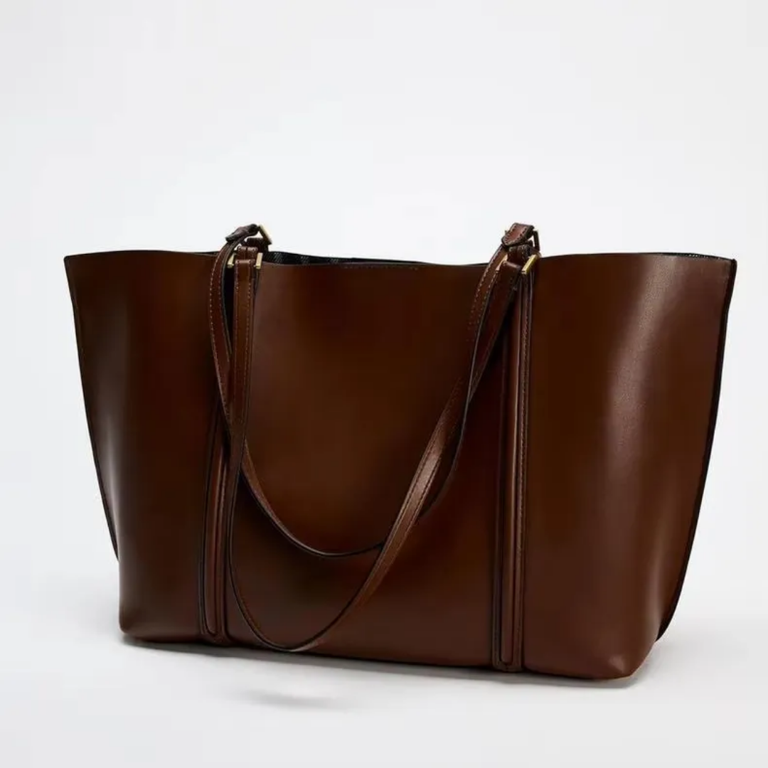 Faux Leather Laptop Bag