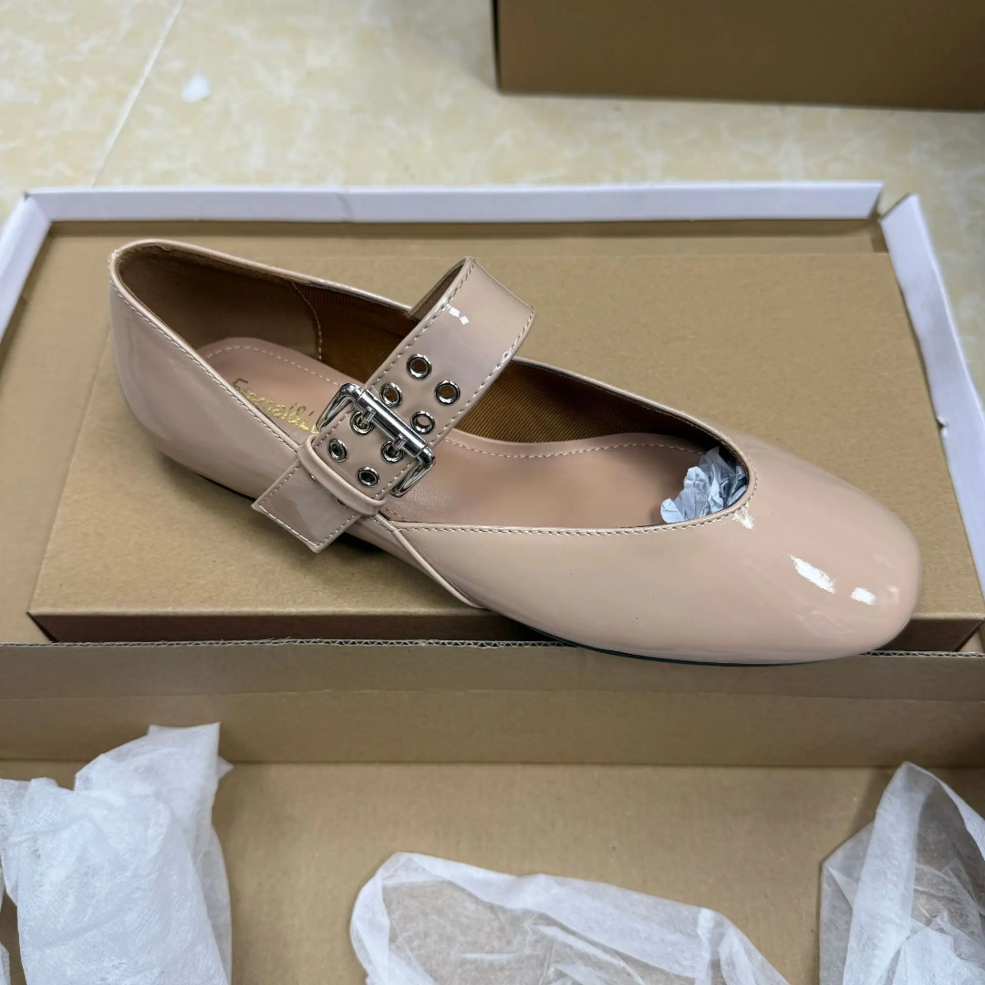 Mary Jane Ballet Buckle Strap Flats