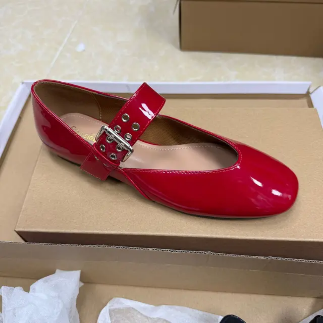 Mary Jane Ballet Buckle Strap Flats