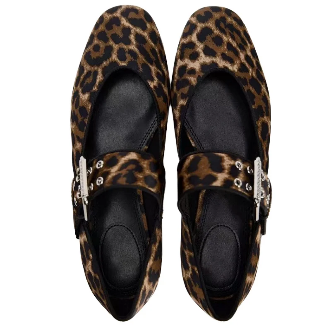Mary Jane Ballet Buckle Strap Flats