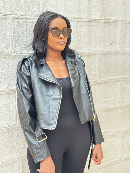 The Rebel Arc Leather Jacket