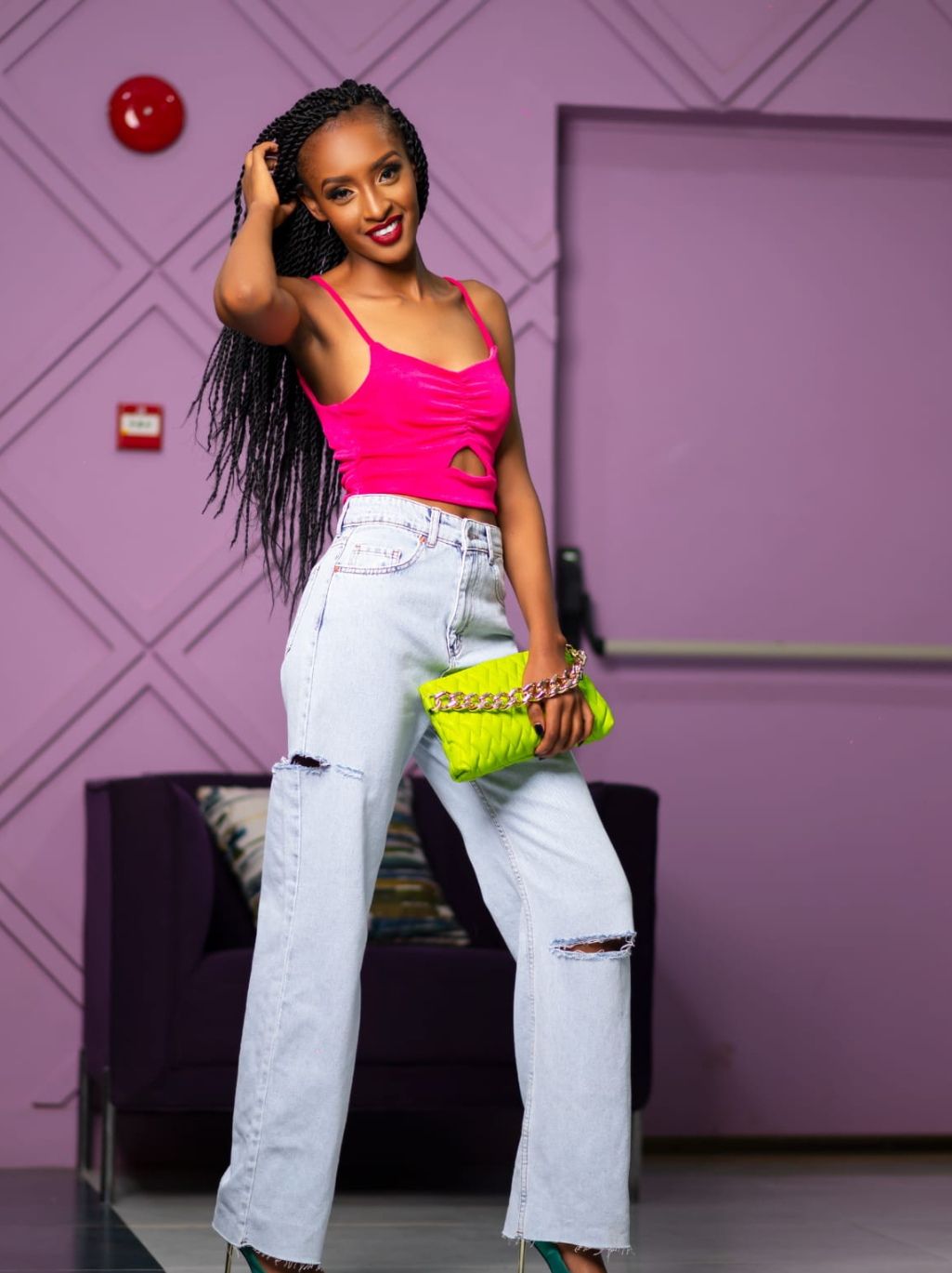 Zara cut-out wide leg  jeans