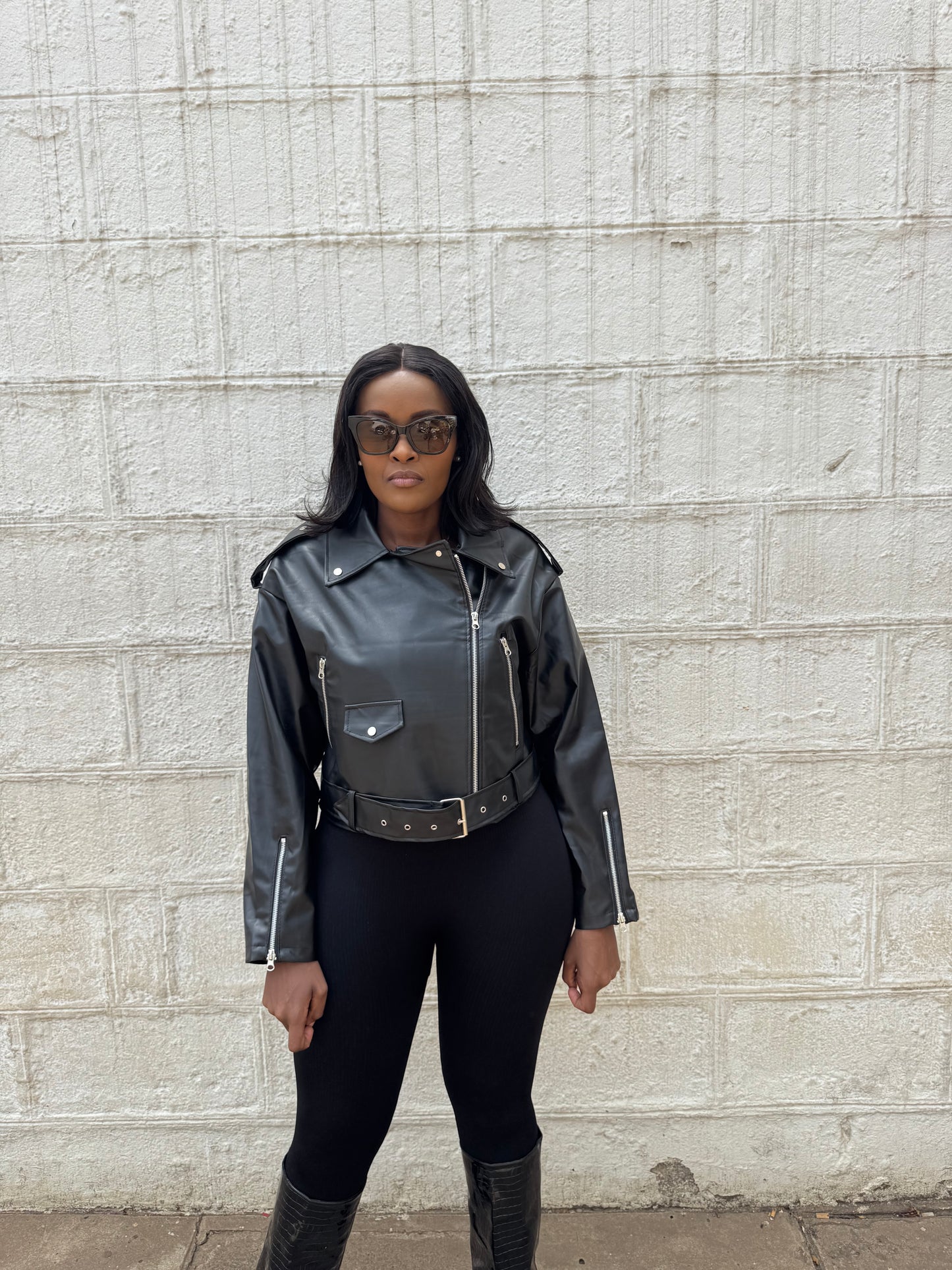 The Rogue Belted Leather Jacket