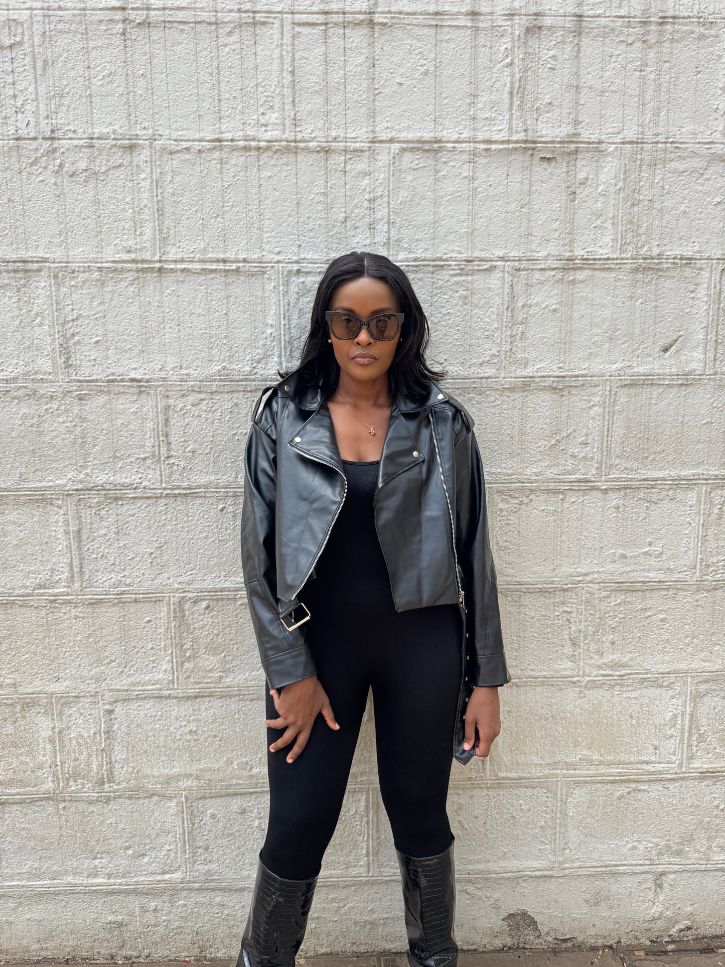 The Rebel Arc Leather Jacket