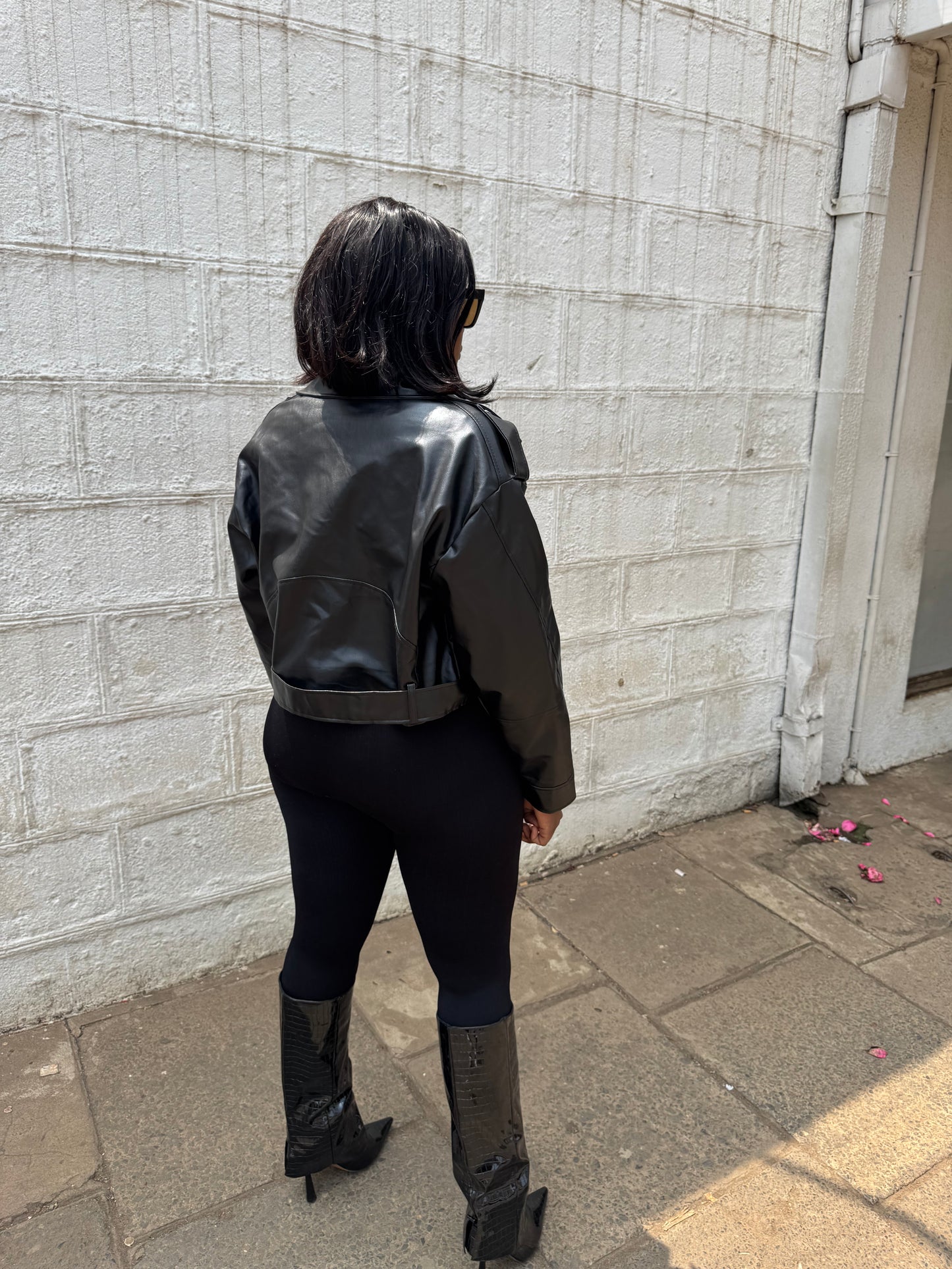 The Rebel Arc Leather Jacket