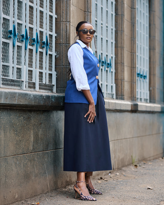 Poplin Maxi Skirt