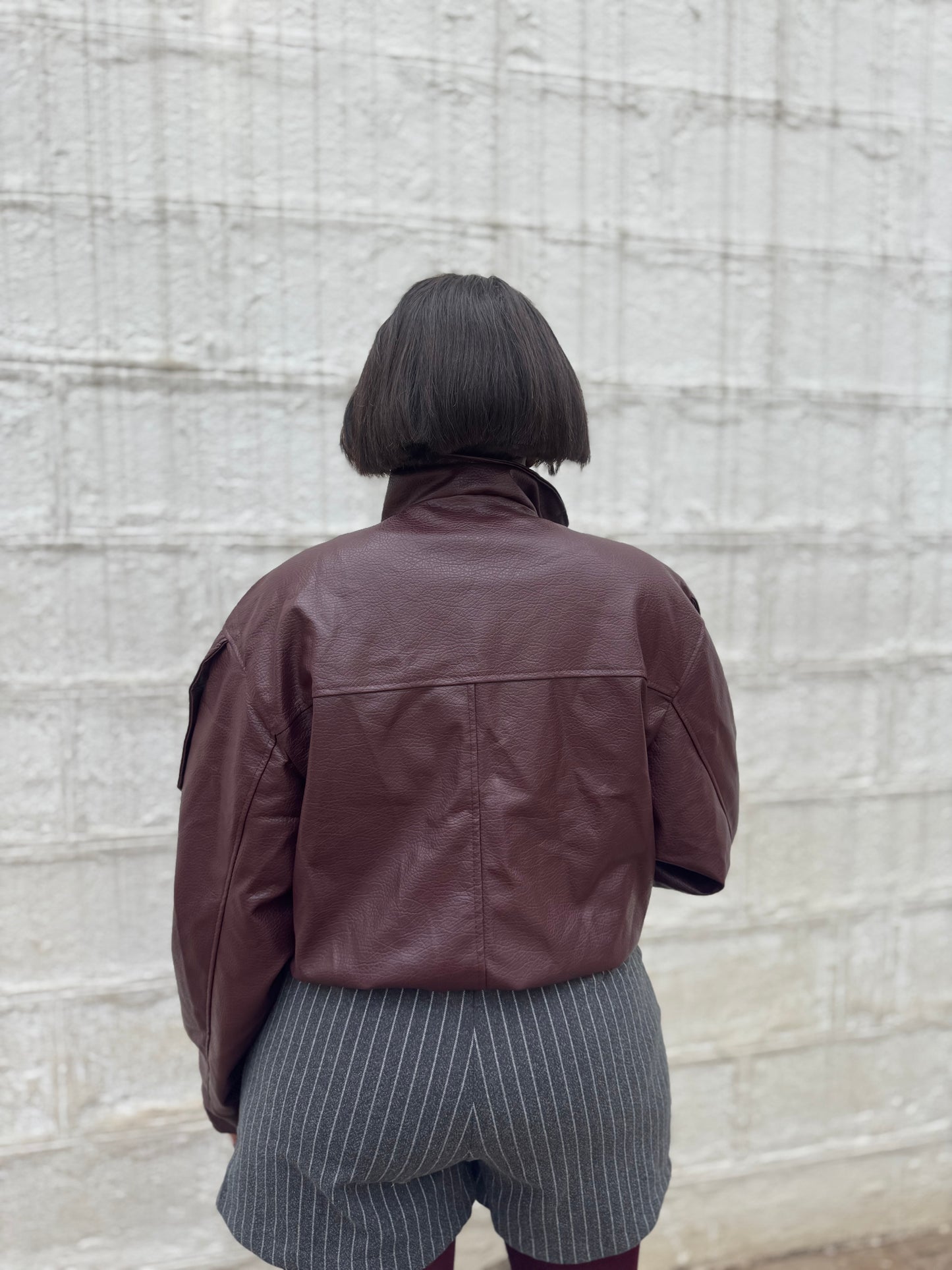 Aria Rebel Grain Leather Jacket
