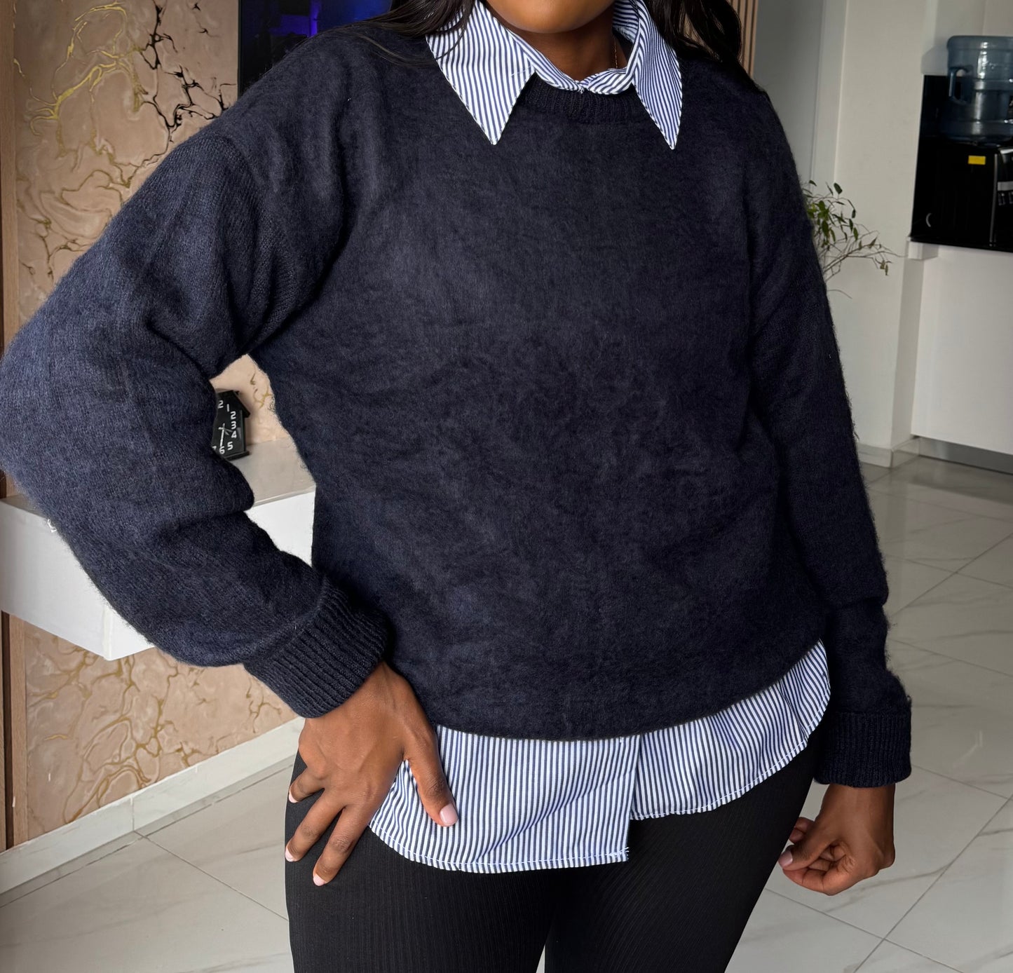 Massimo Dutti-inspired Fluffy Sweater