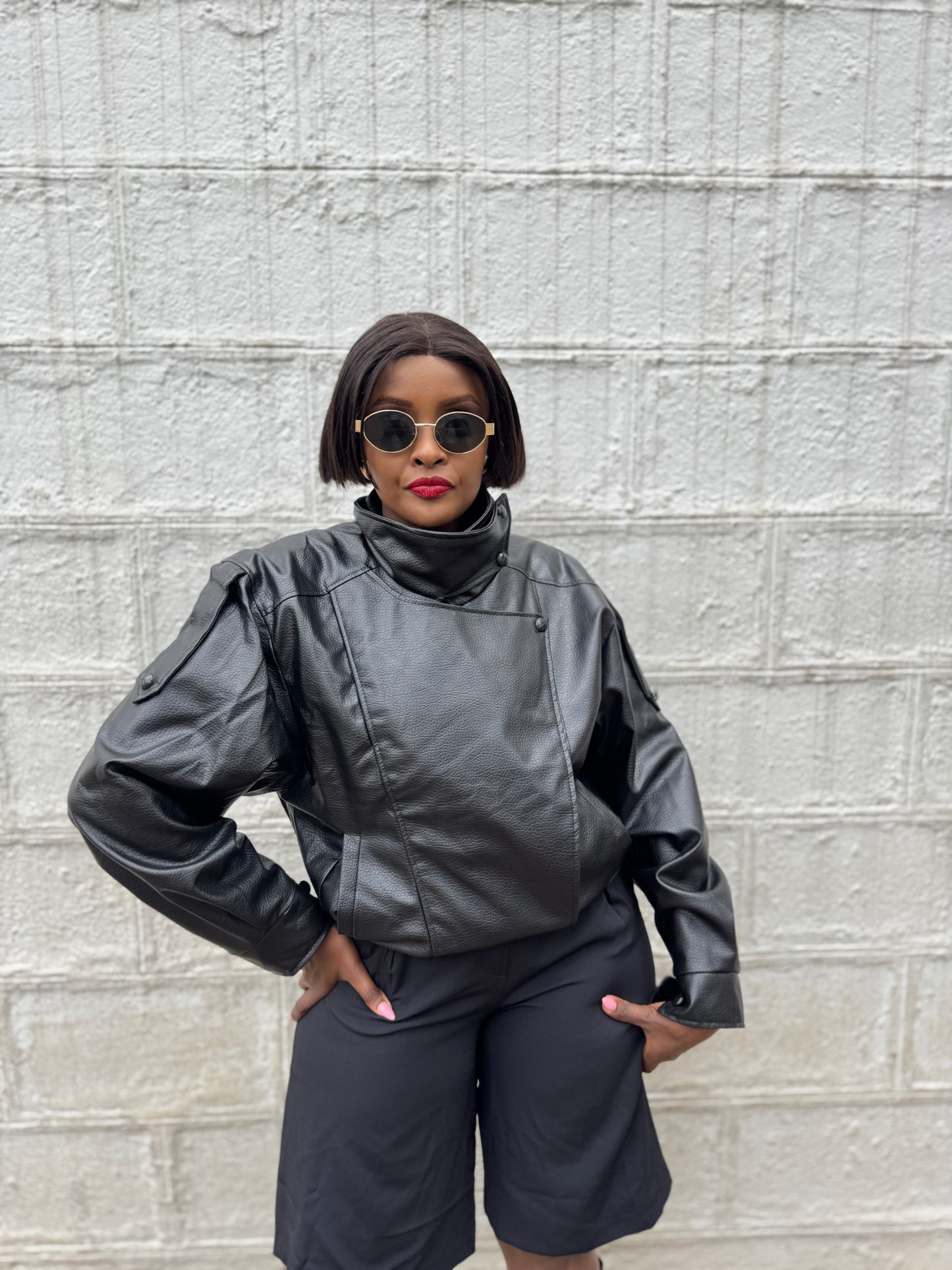 Aria Rebel Grain Leather Jacket