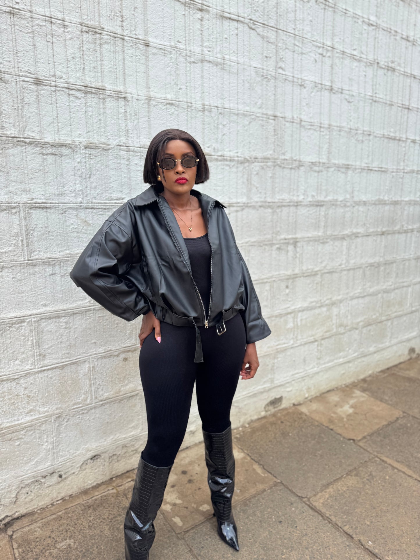 Nova Off-Duty Leather Bomber