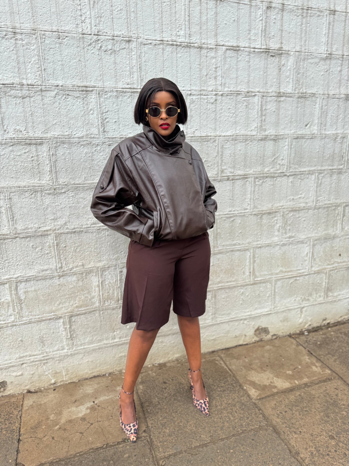 Aria Rebel Grain Leather Jacket