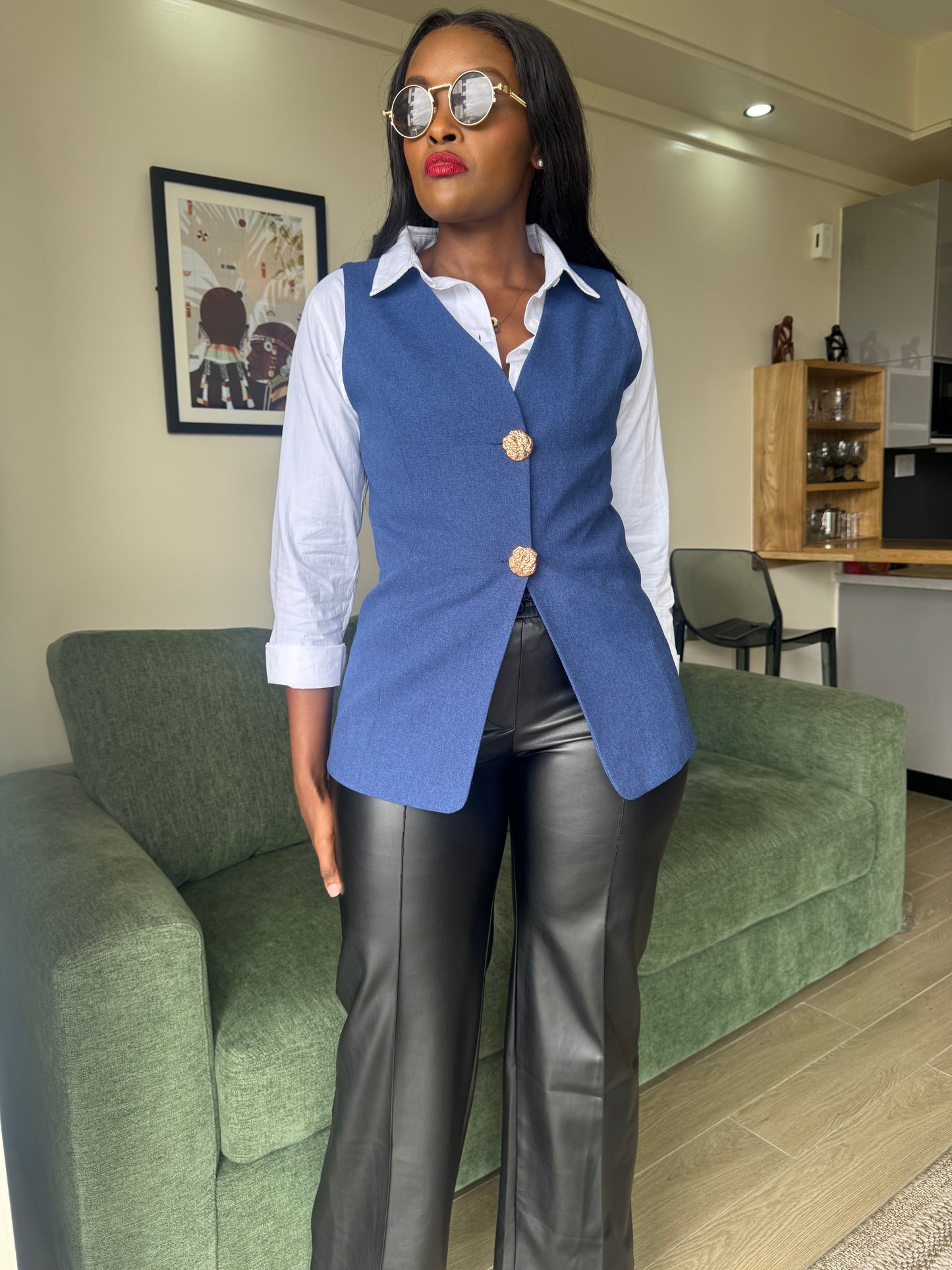 Statement Buttoned Halfcoat