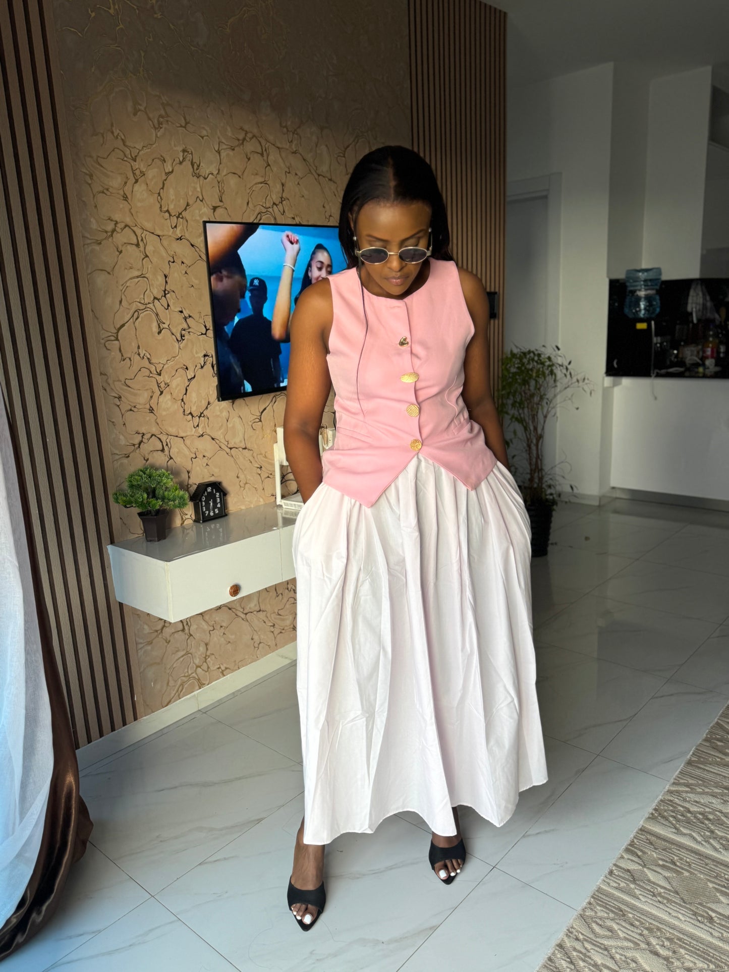 Poplin Maxi Skirt
