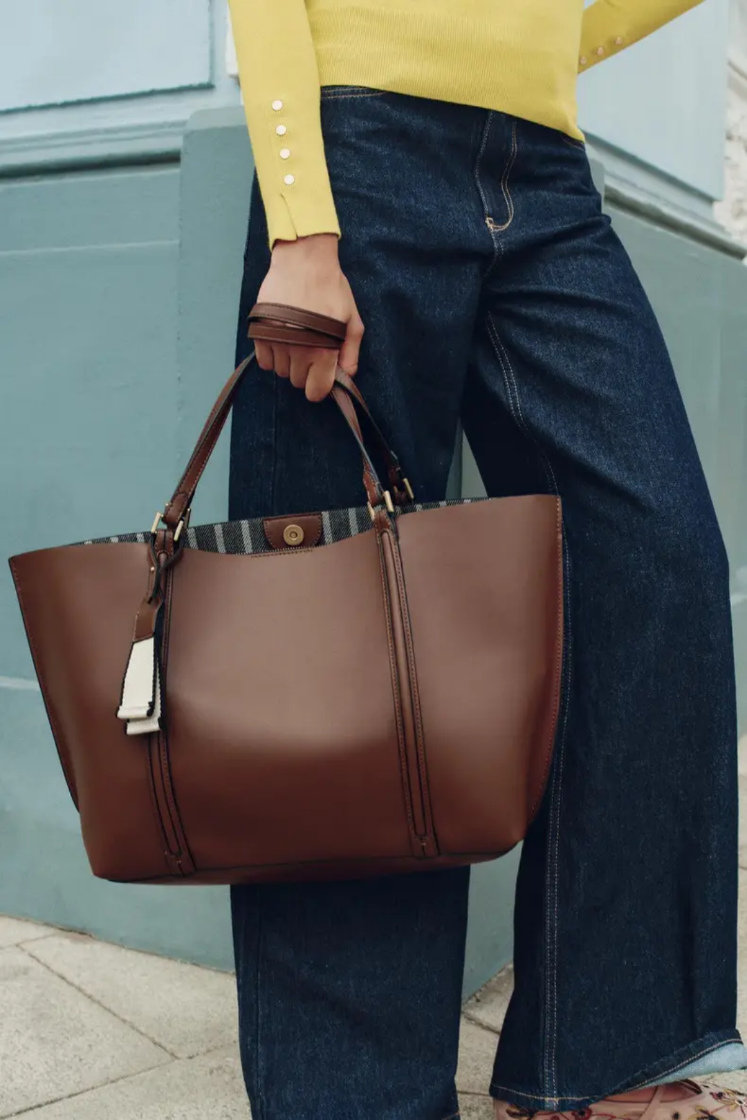 Faux Leather Laptop Bag