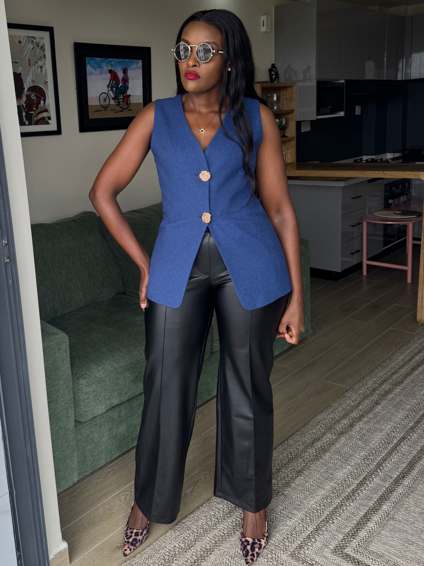 Statement Buttoned Halfcoat