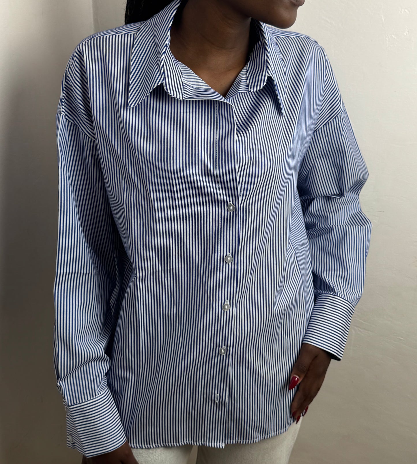 Textured Striped Shirt