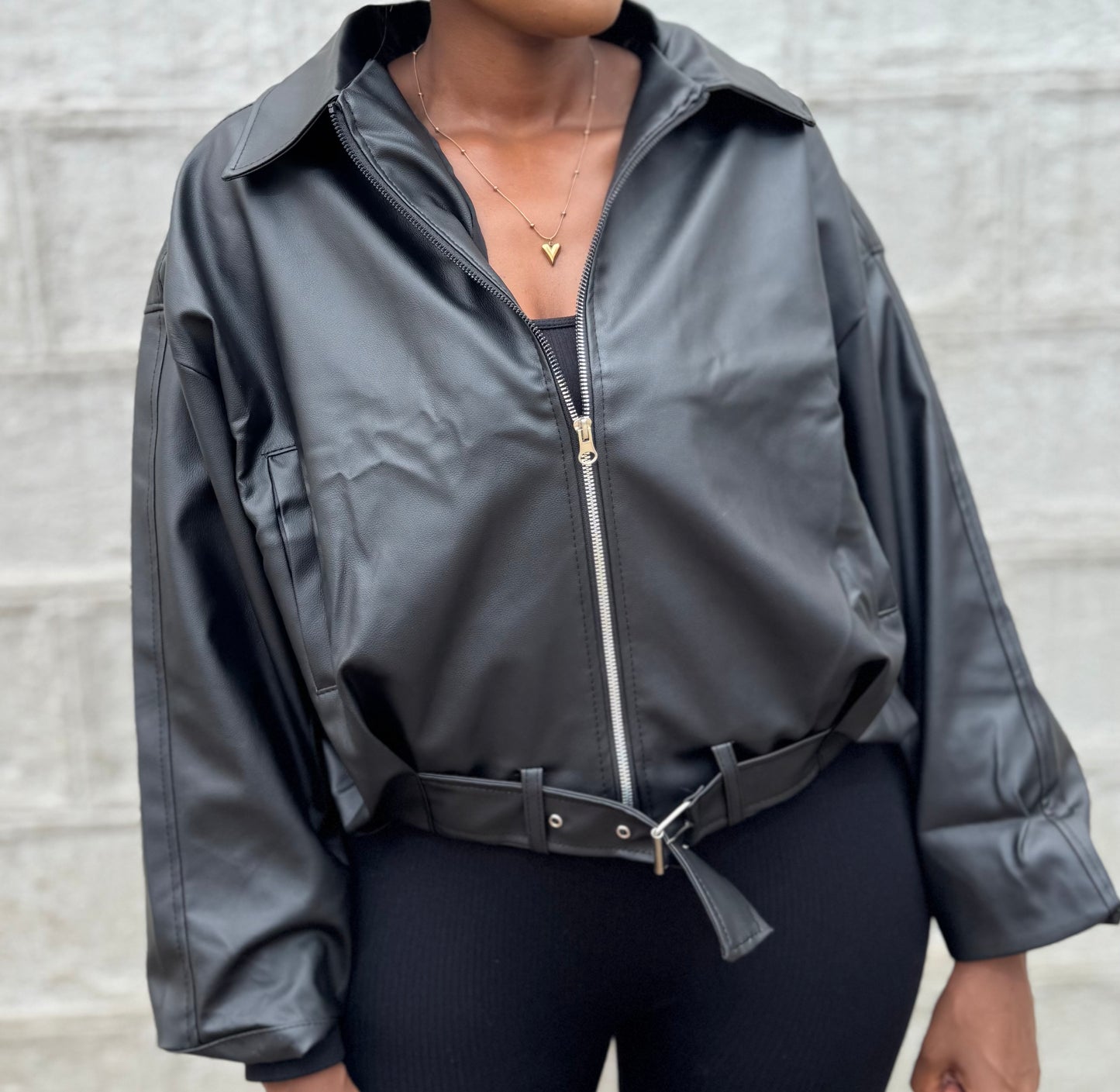 Nova Off-Duty Leather Bomber