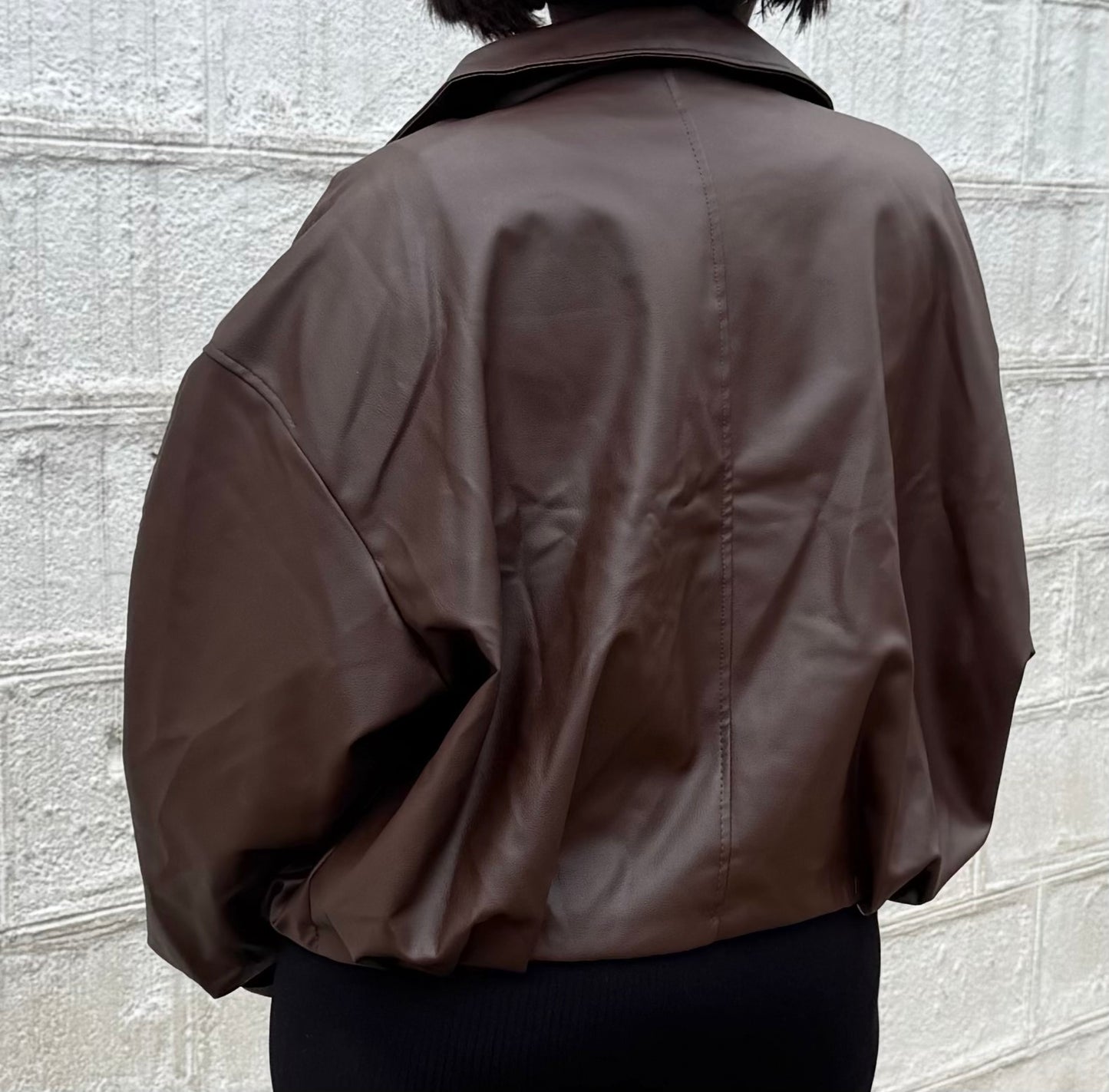Nova Off-Duty Leather Bomber