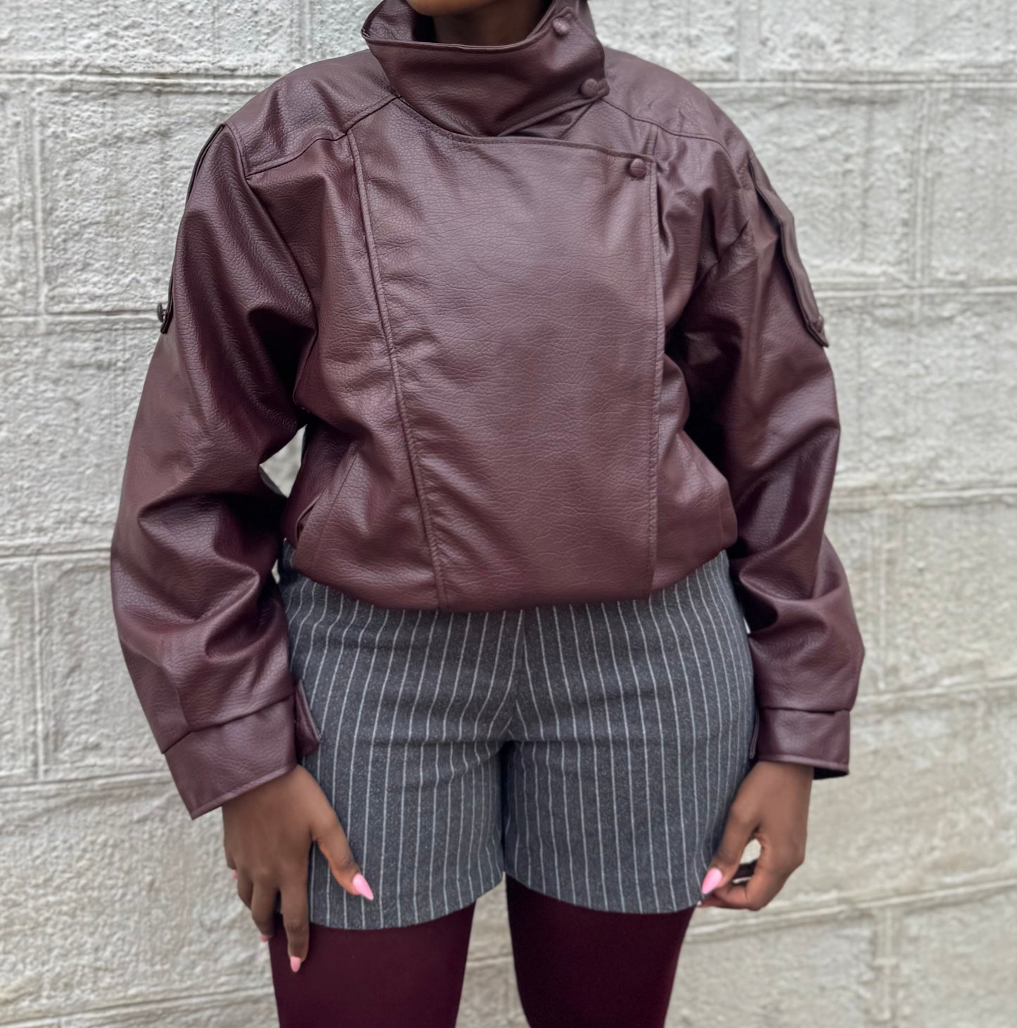 Aria Rebel Grain Leather Jacket