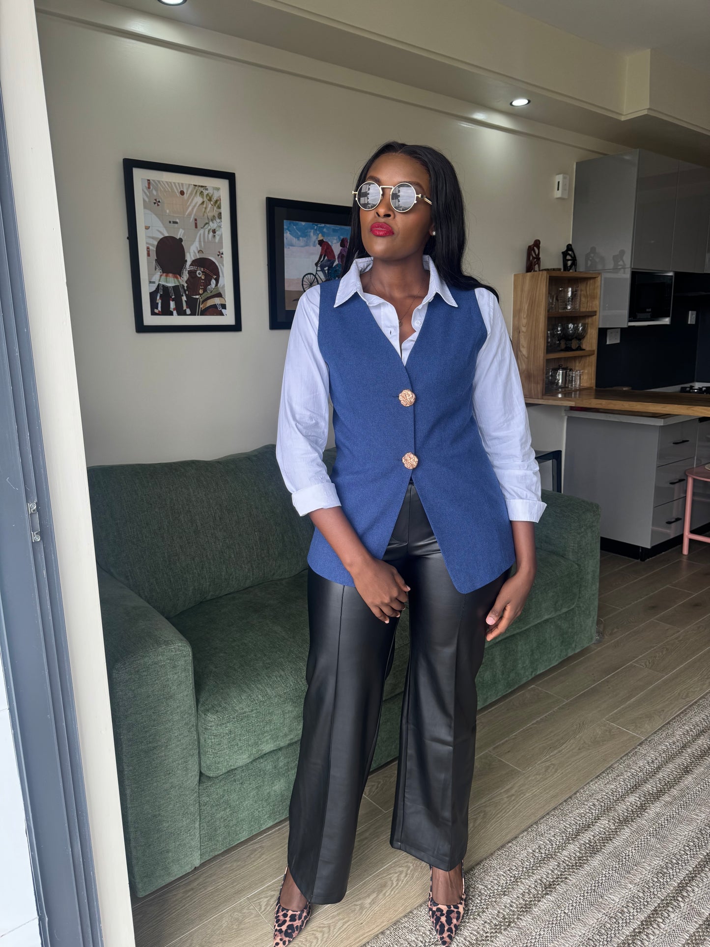 Statement Buttoned Halfcoat