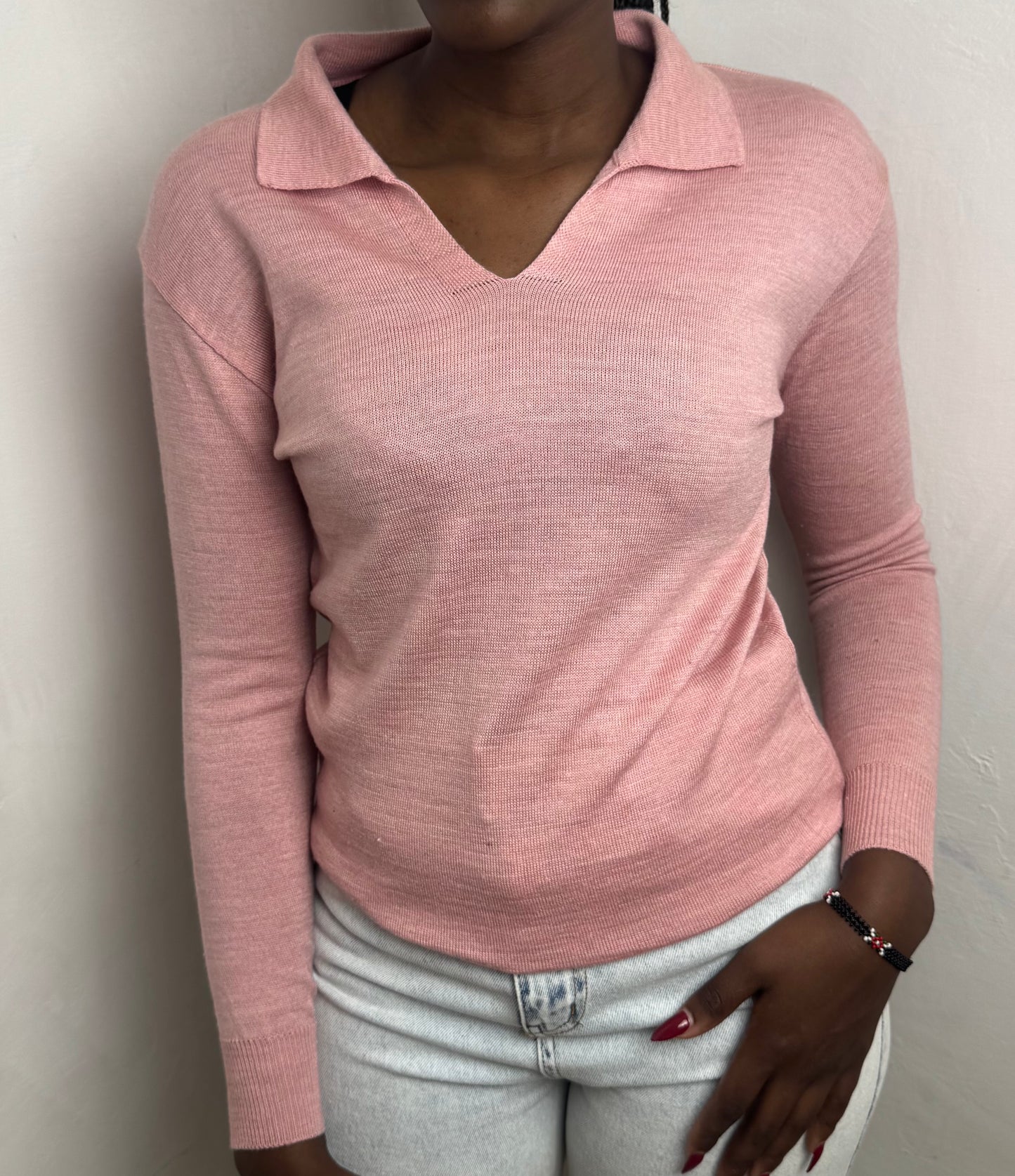 Polo Light Knit Top