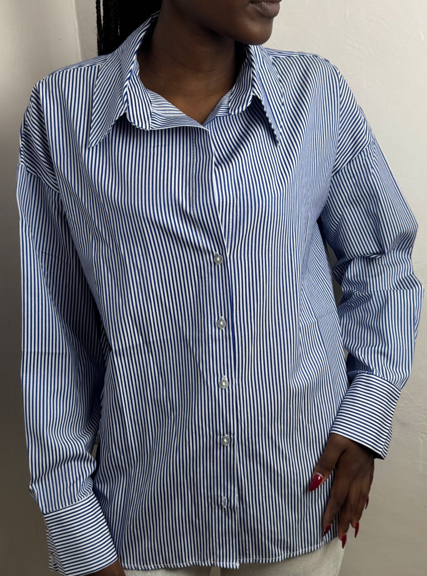 Textured Striped Shirt