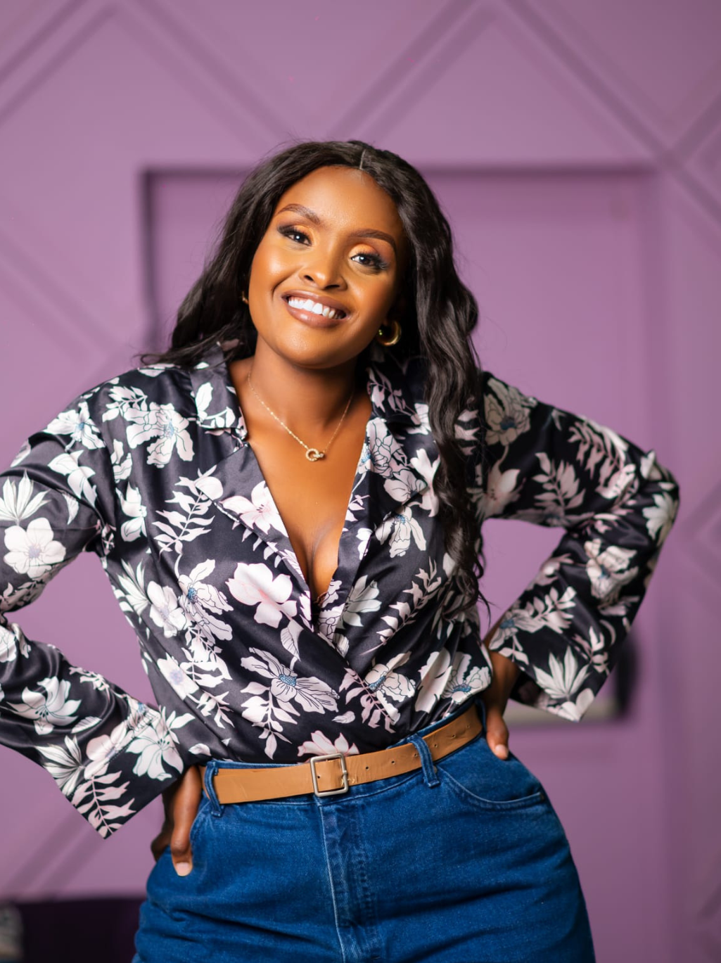 Sadia plunge bodysuit