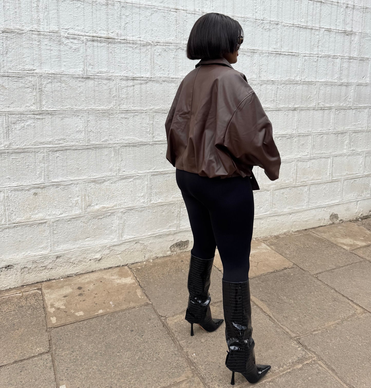 Nova Off-Duty Leather Bomber