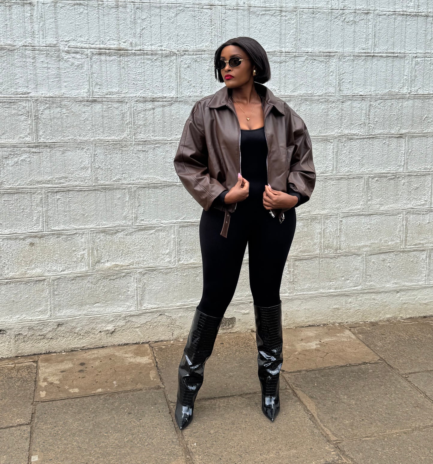 Nova Off-Duty Leather Bomber