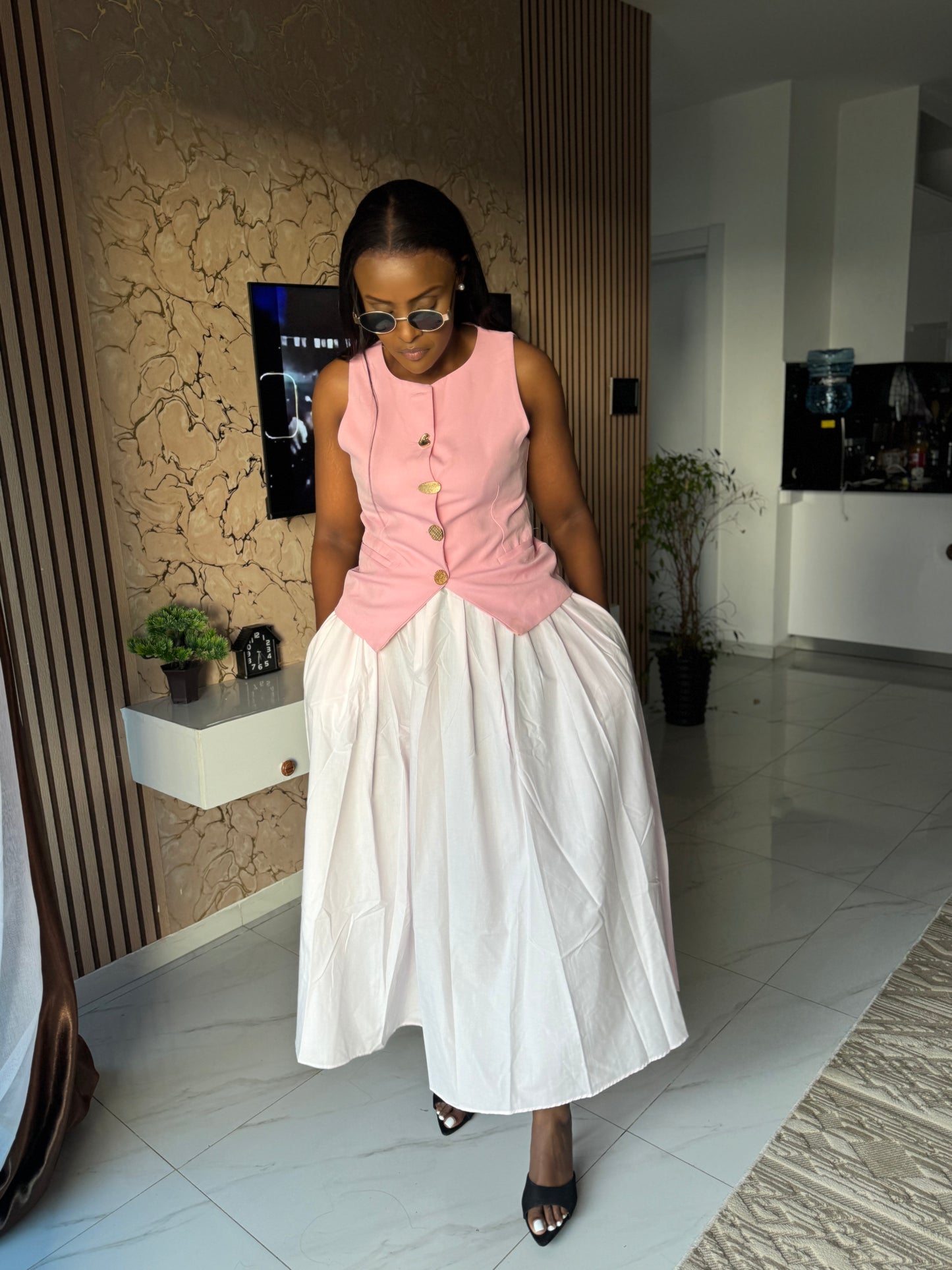 Poplin Maxi Skirt