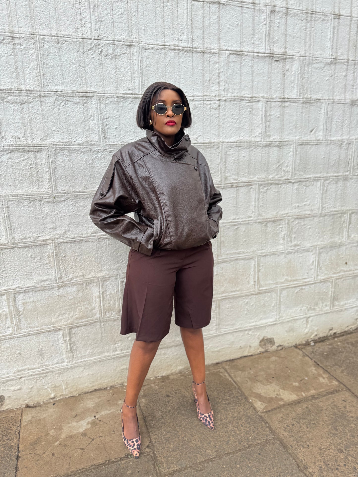 Aria Rebel Grain Leather Jacket