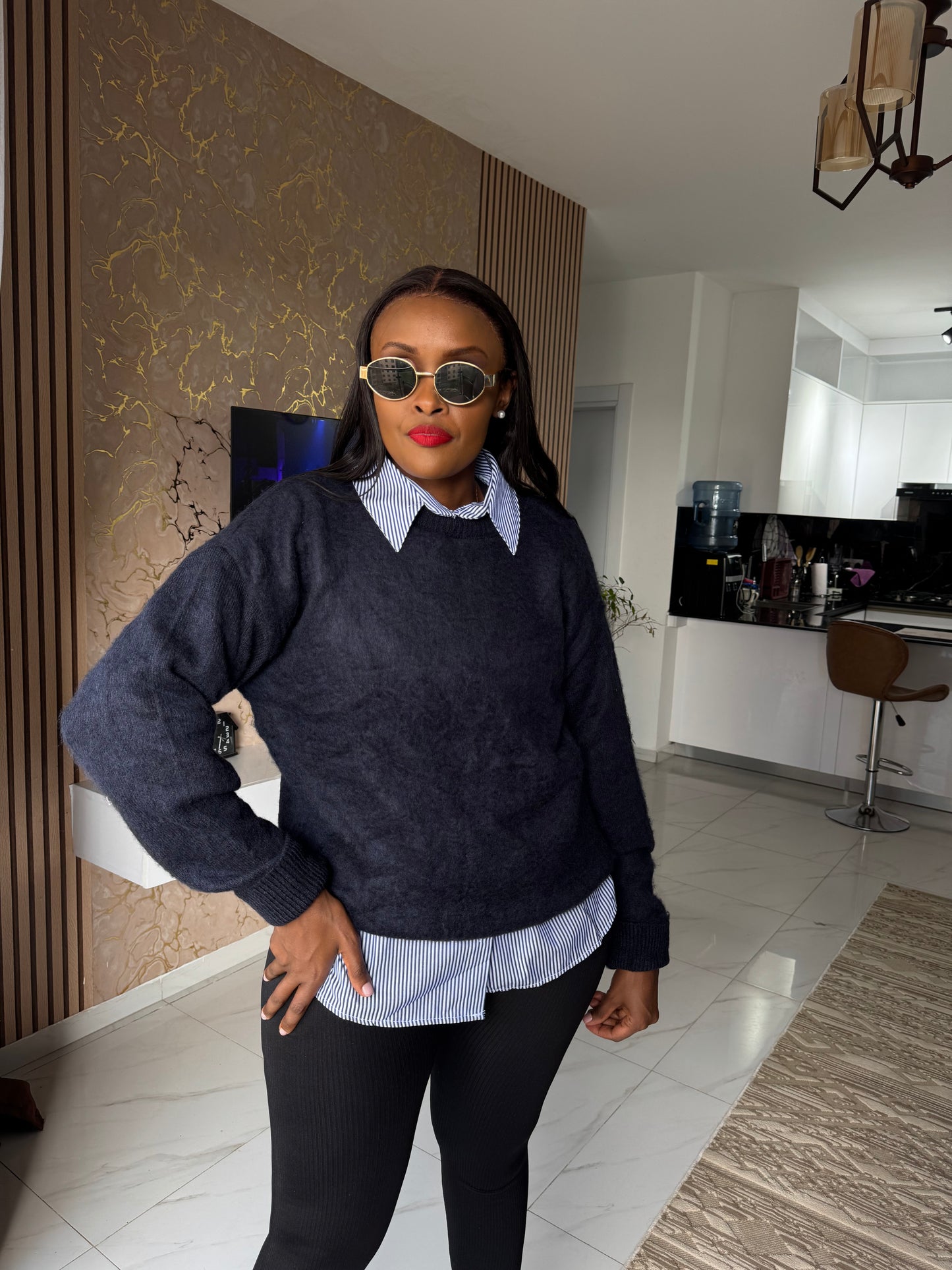 Massimo Dutti-inspired Fluffy Sweater