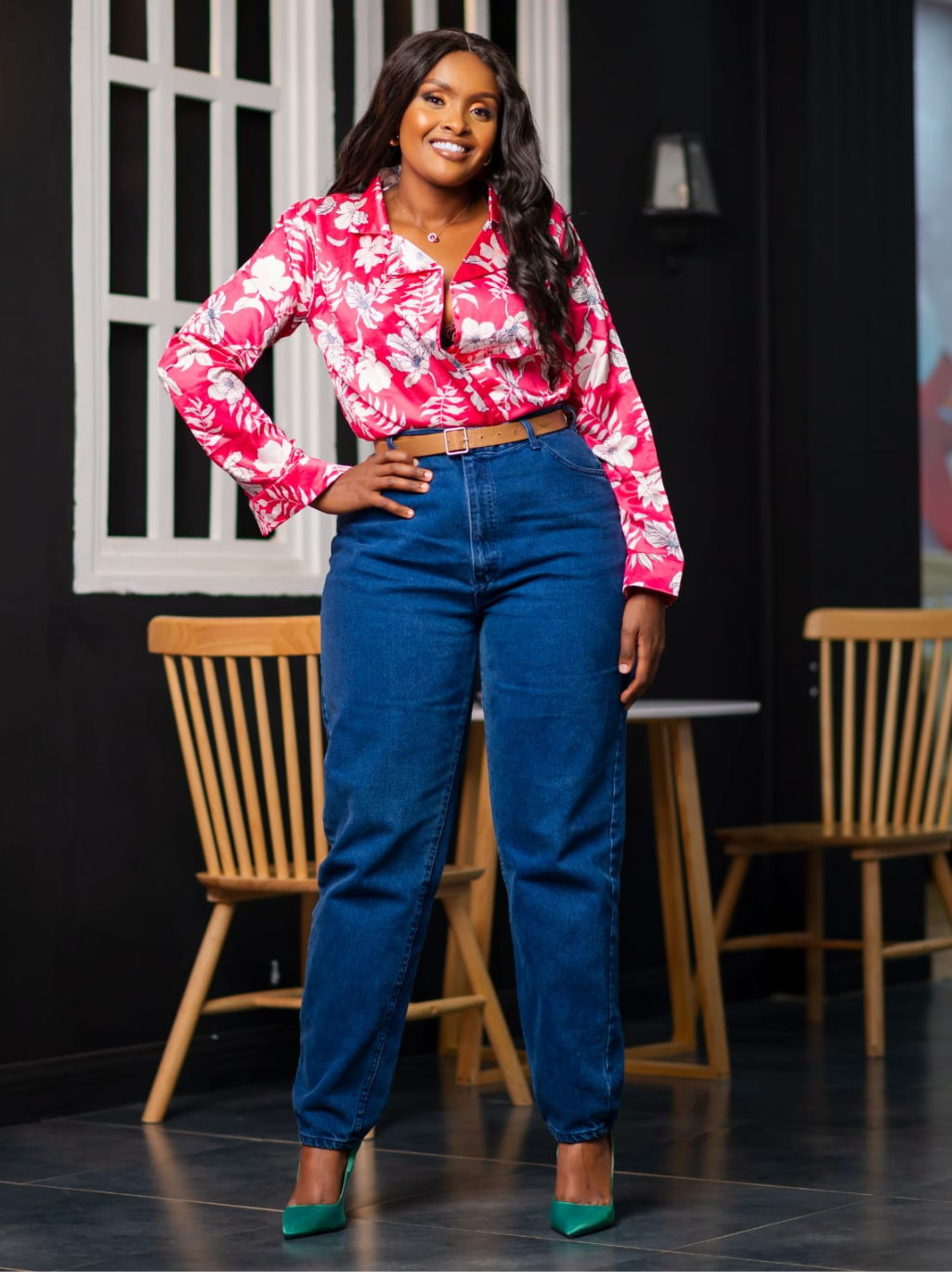 Sadia plunge bodysuit