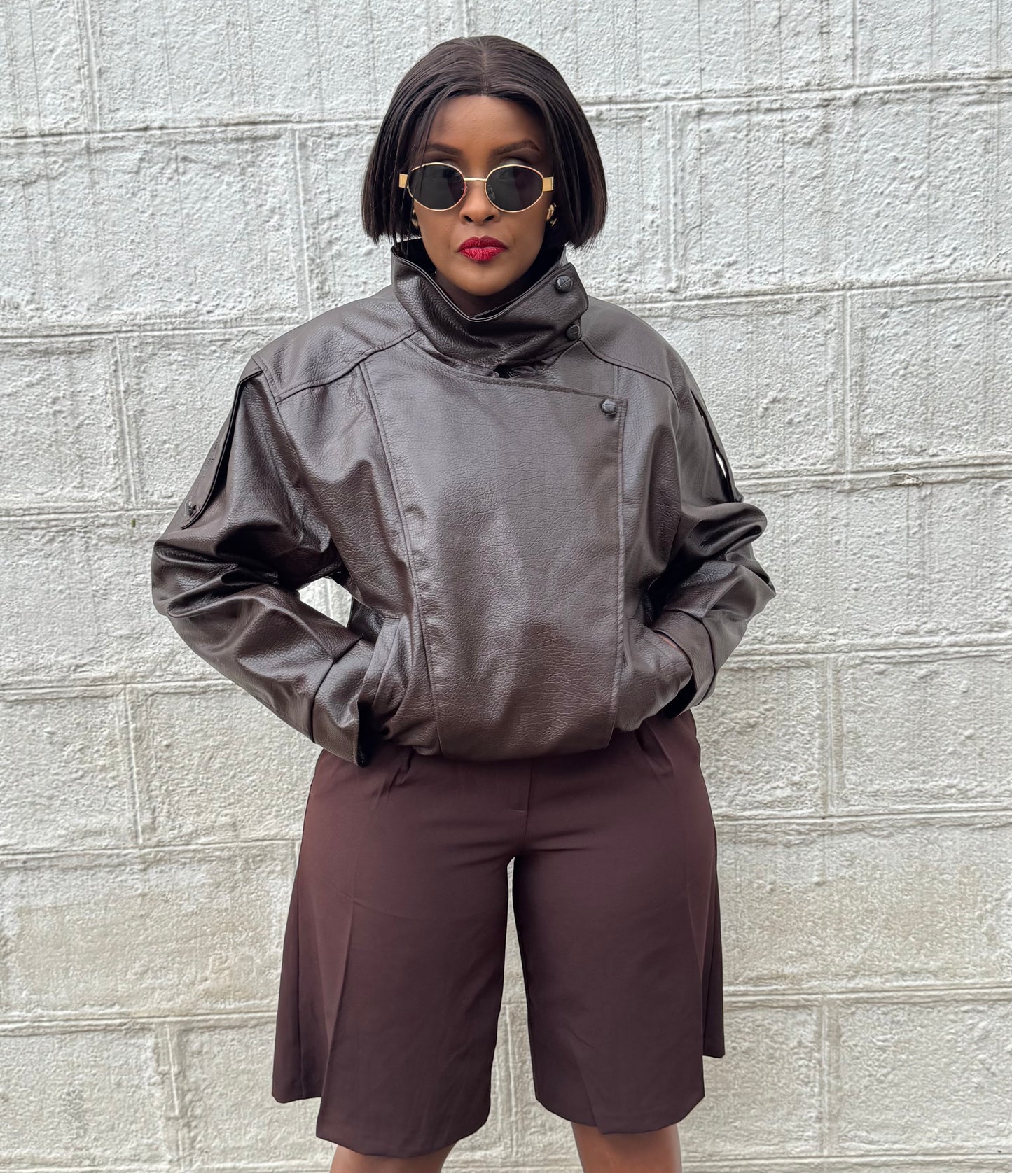 Aria Rebel Grain Leather Jacket