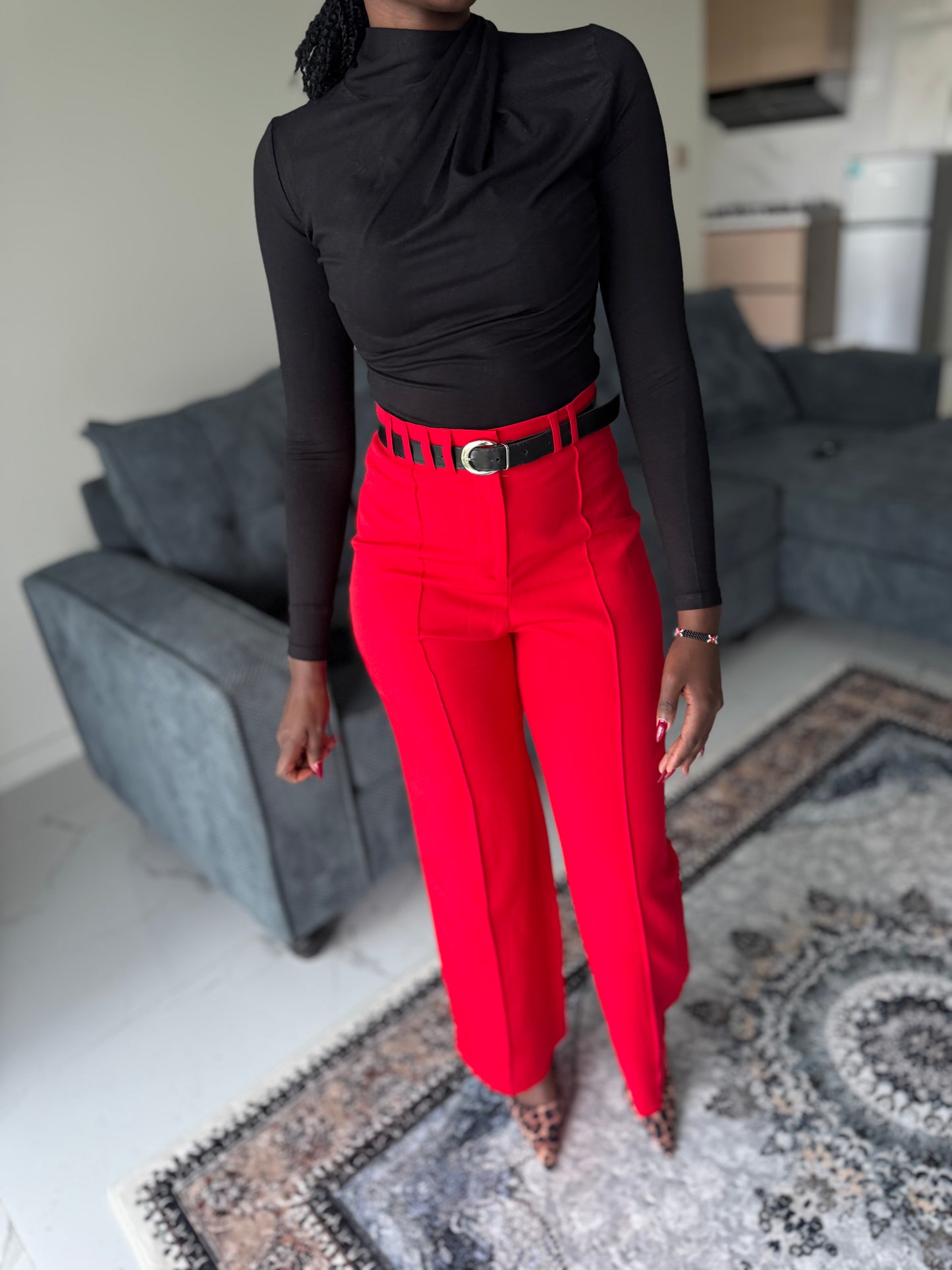 Neck-ruched Top