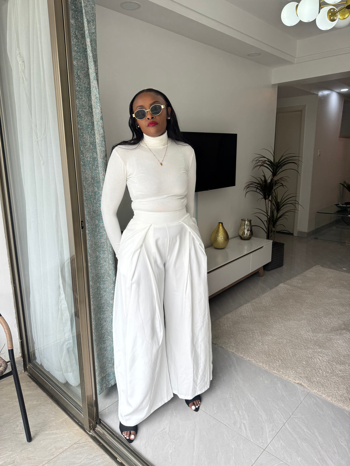 Mona Wide-leg Barrel Pants