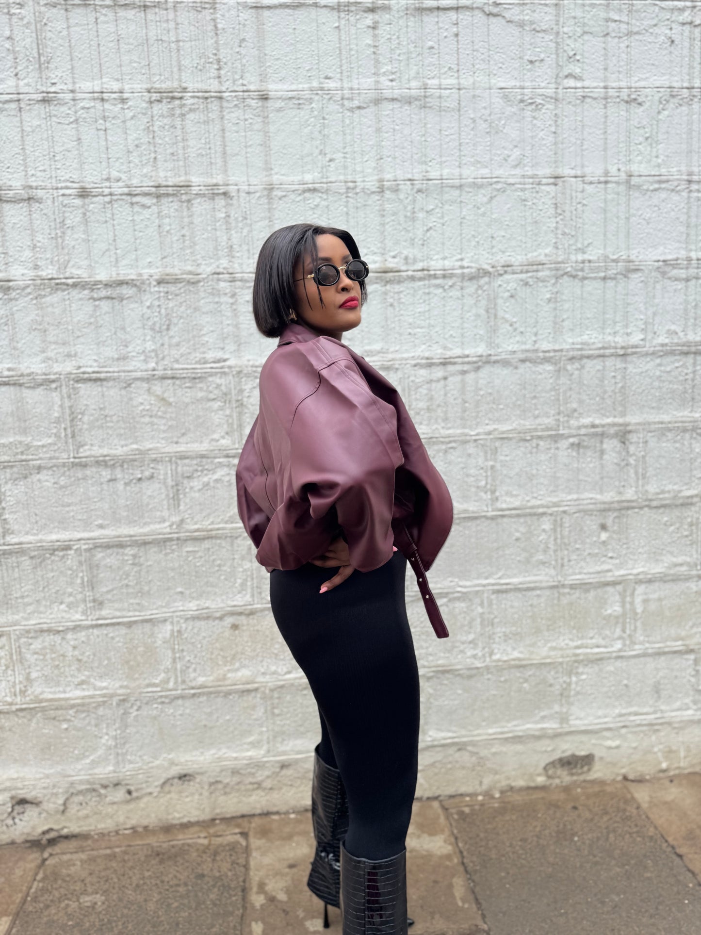 Nova Off-Duty Leather Bomber