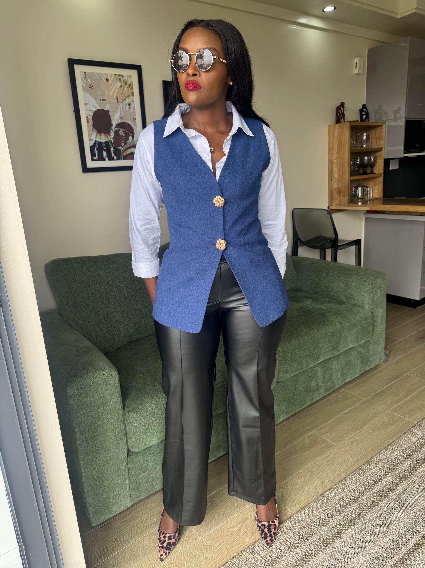 Statement Buttoned Halfcoat