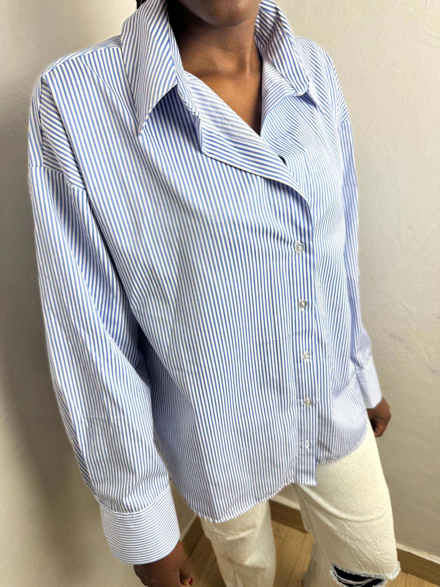 Textured Striped Shirt