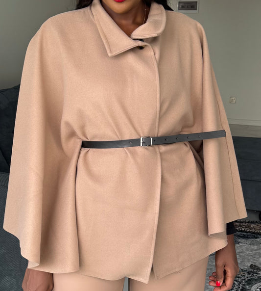 Belted Cape Coat