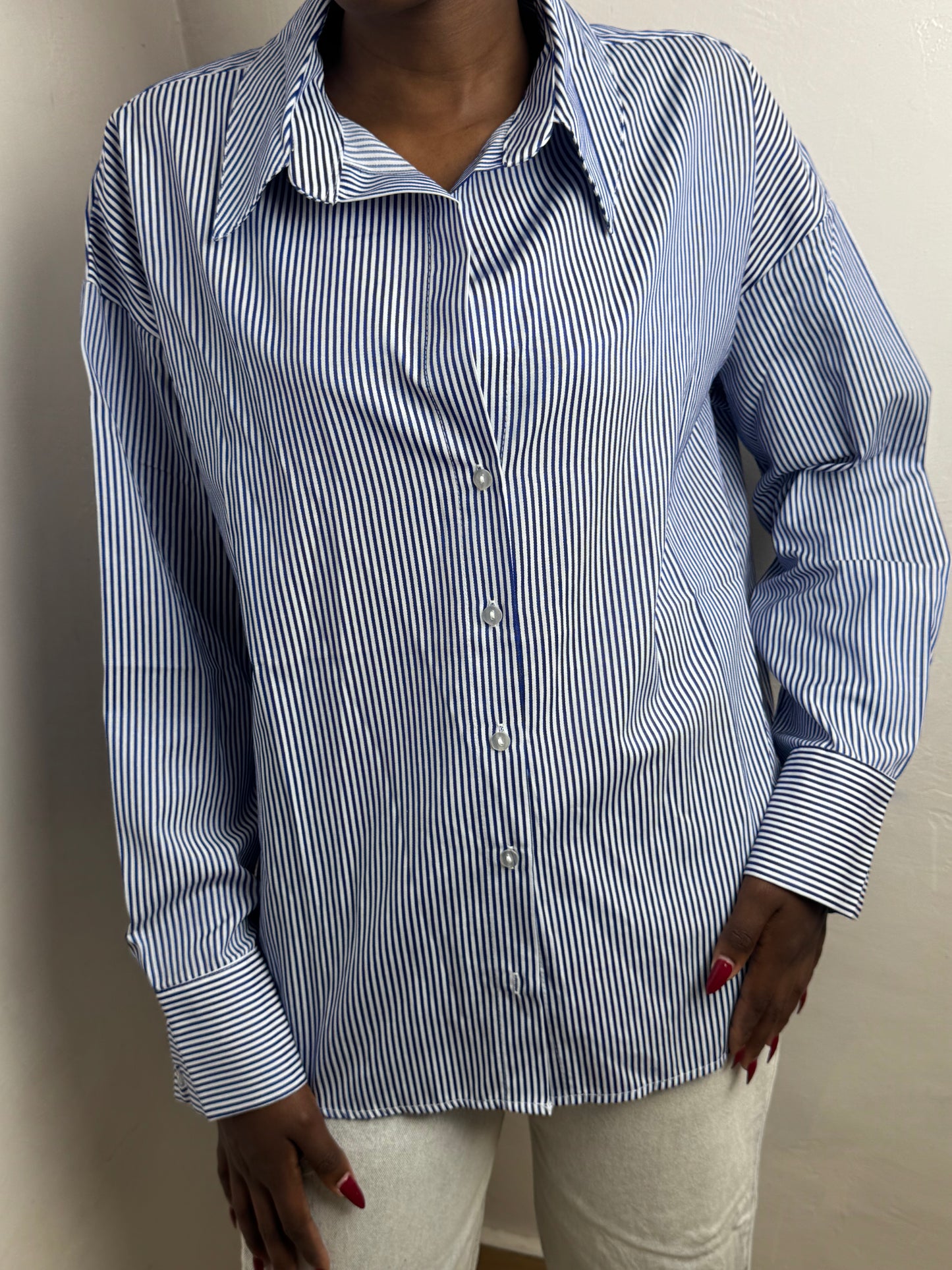 Textured Striped Shirt
