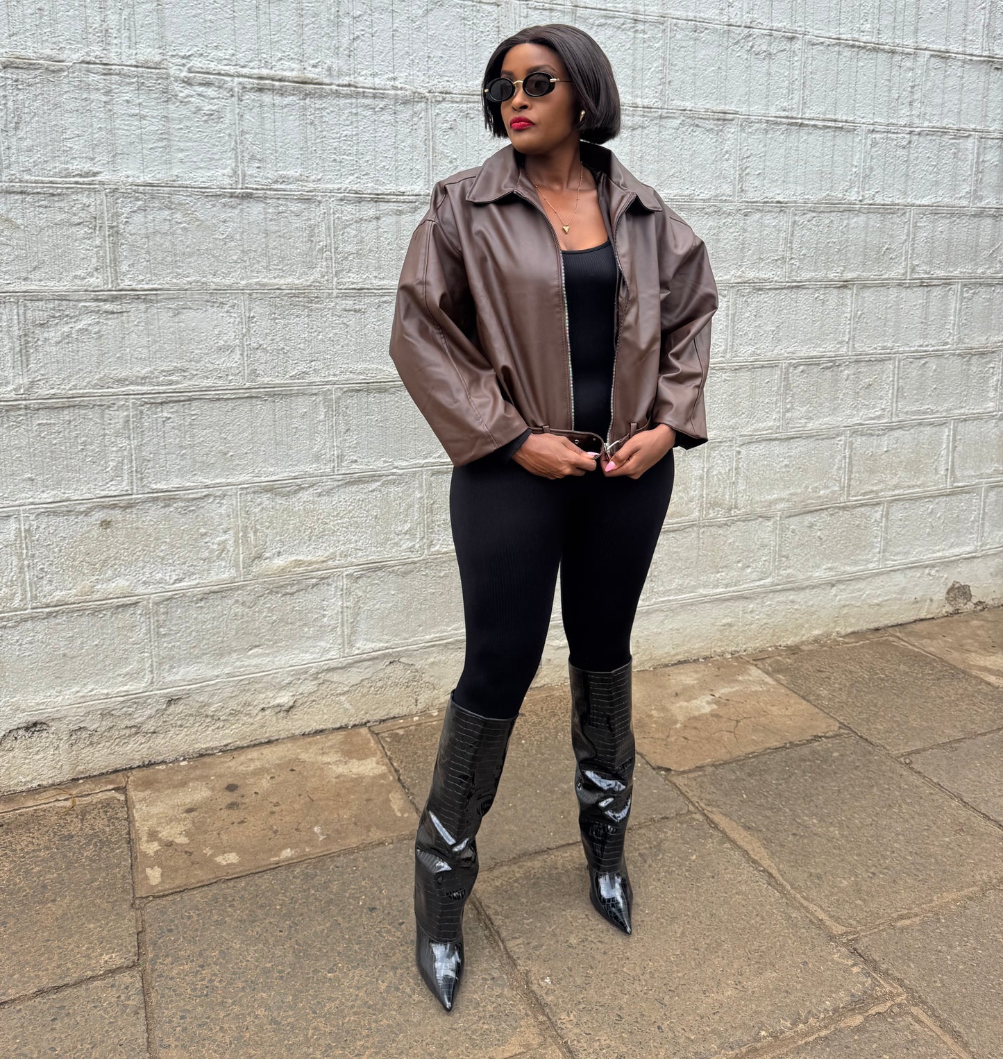 Nova Off-Duty Leather Bomber