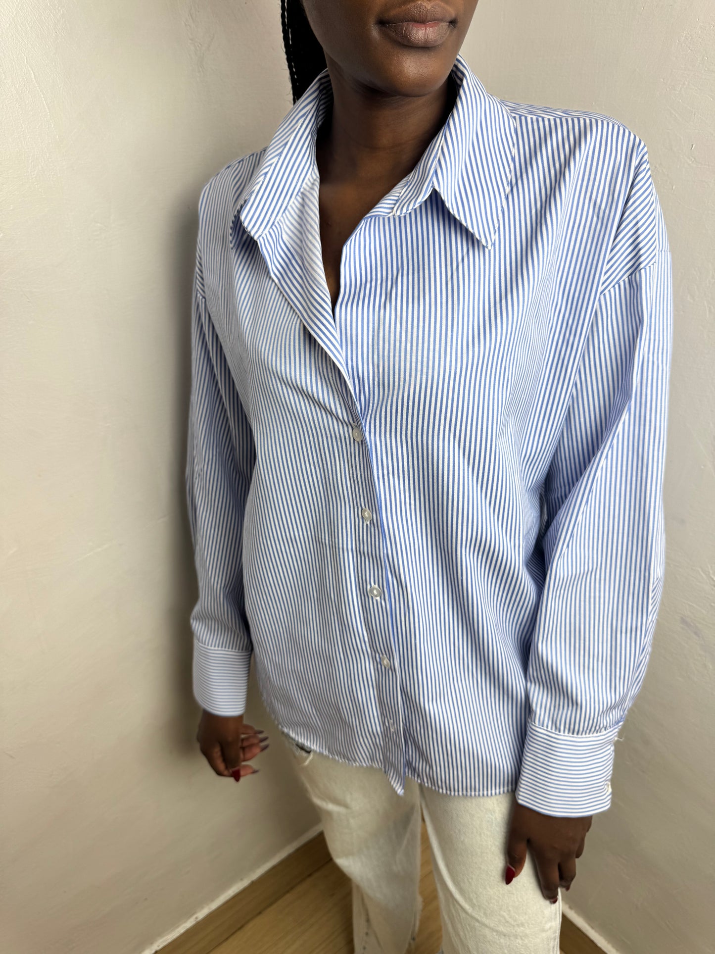 Textured Striped Shirt