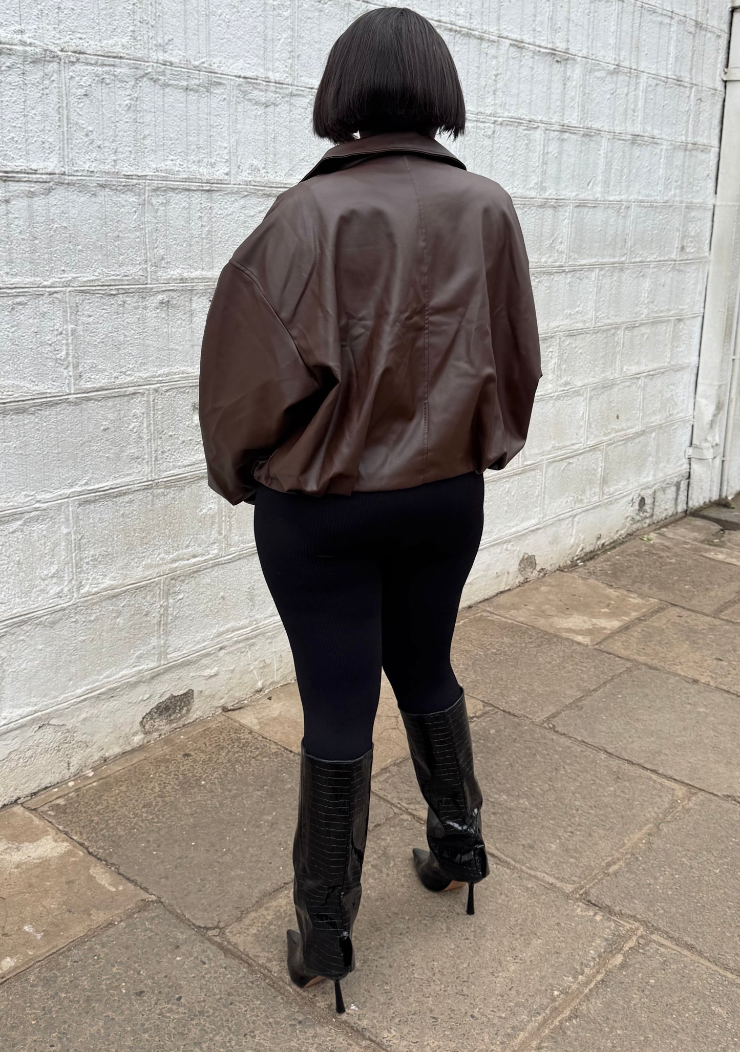 Nova Off-Duty Leather Bomber