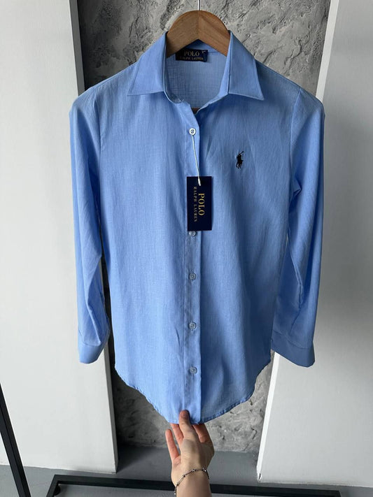 Polo Slim-fit Linen Shirt