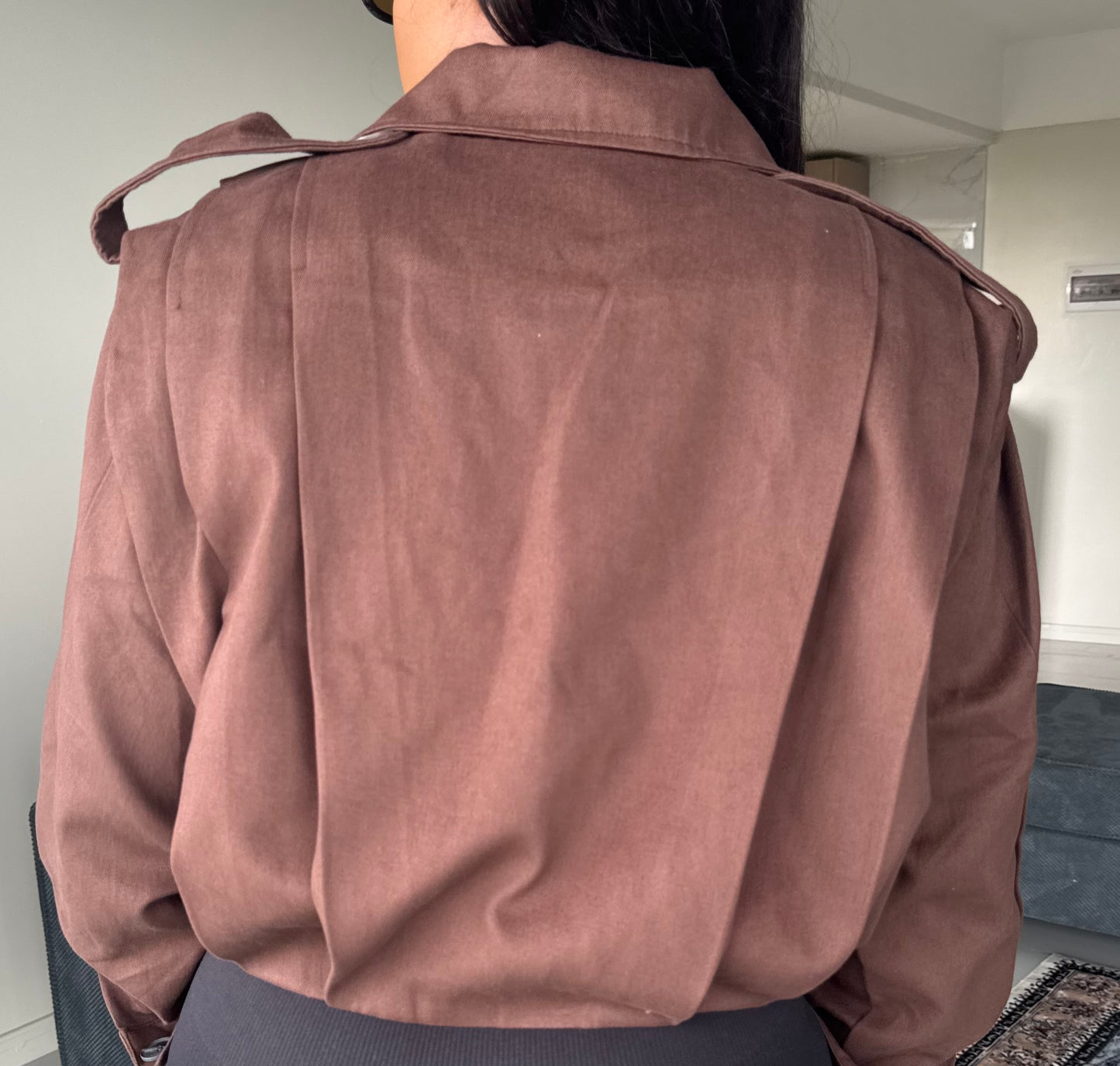 Pleated Bomber Jacket