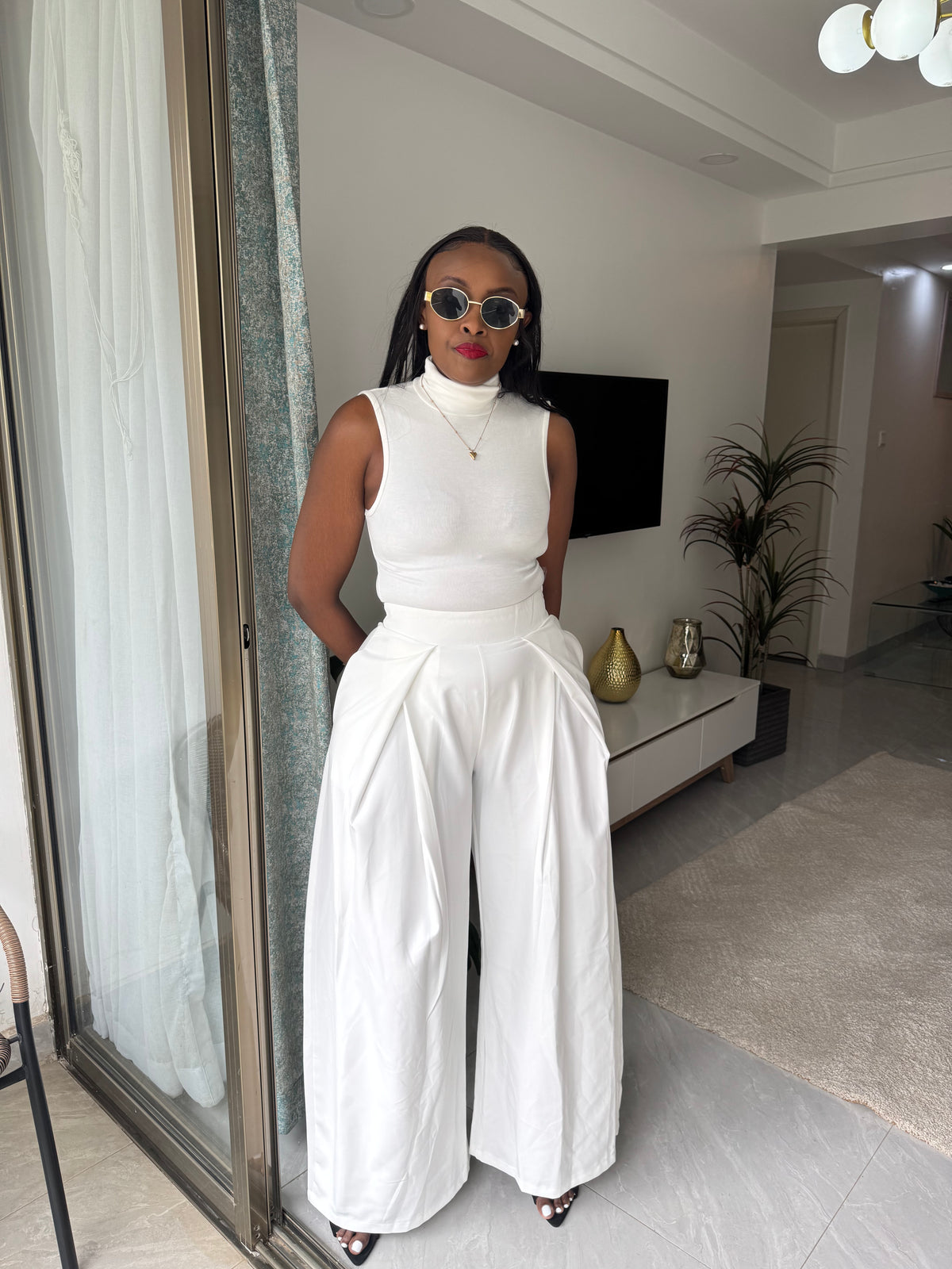 Mona Wide-leg Barrel Pants