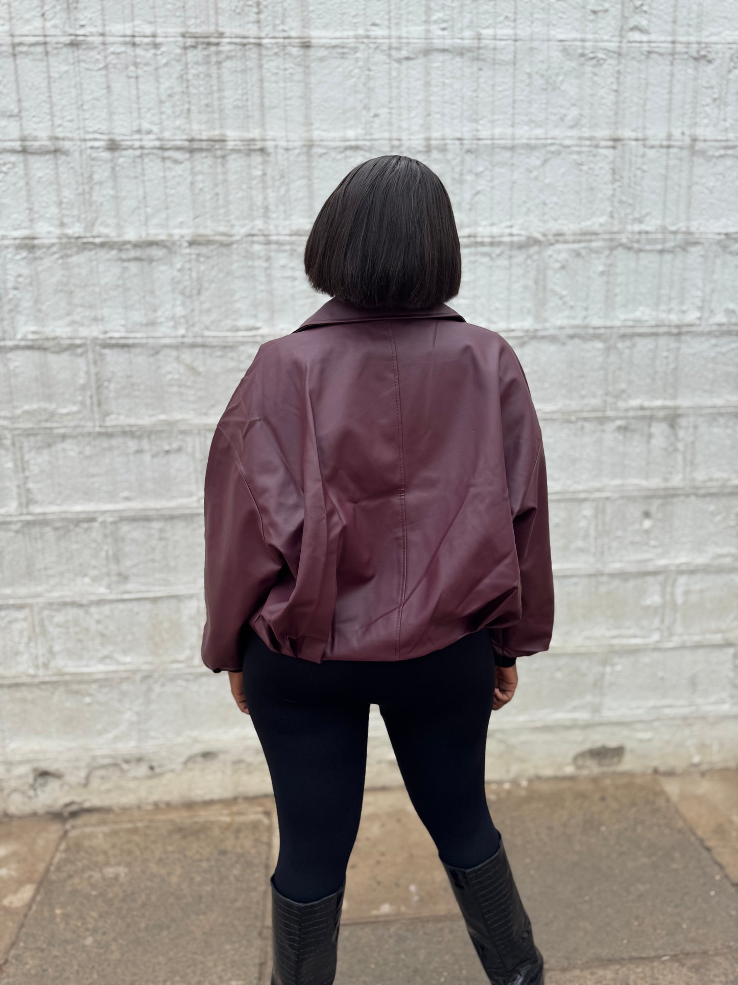 Nova Off-Duty Leather Bomber