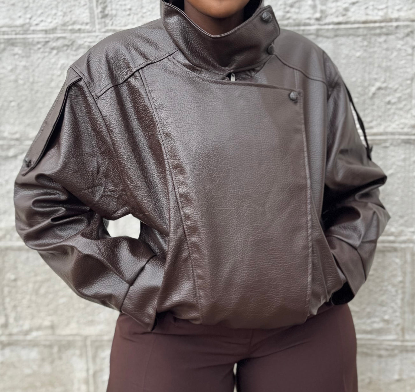 Aria Rebel Grain Leather Jacket